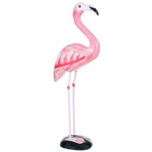Chesapeake Bay Standing Pink Flamingo Coastal Status 20" Tall Accent NEW!